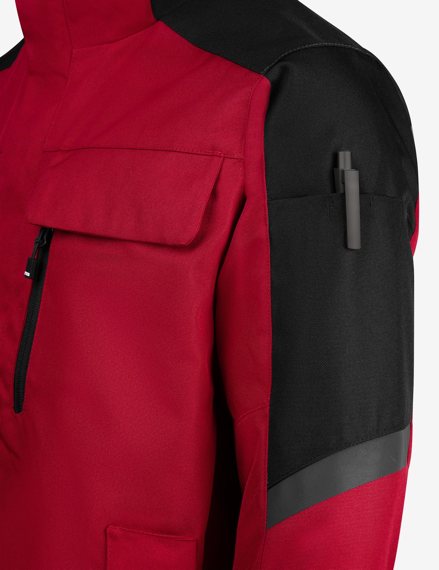 FHB Lars Arbeitsjacke Winter Rot/Schwarz 19035