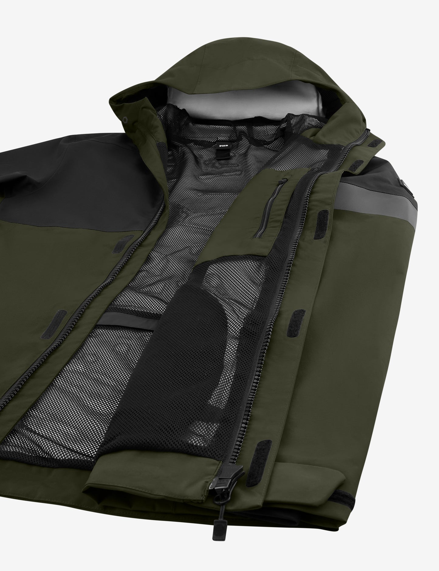 FHB Luca Regenjacke Hardshelljacke Oliv/Schwarz 78136