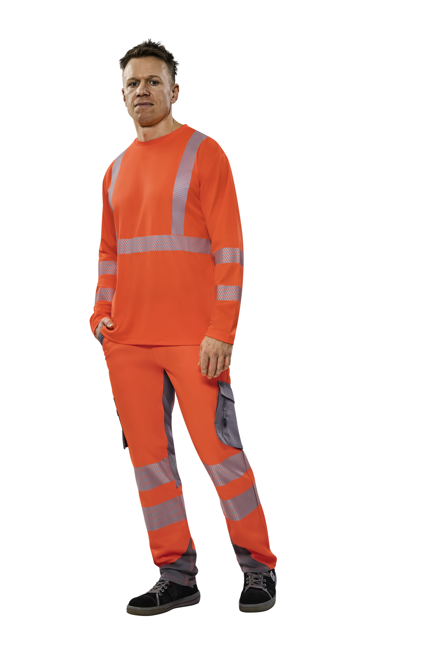 Planam Norit Warnschutz T-Shirt langarm
