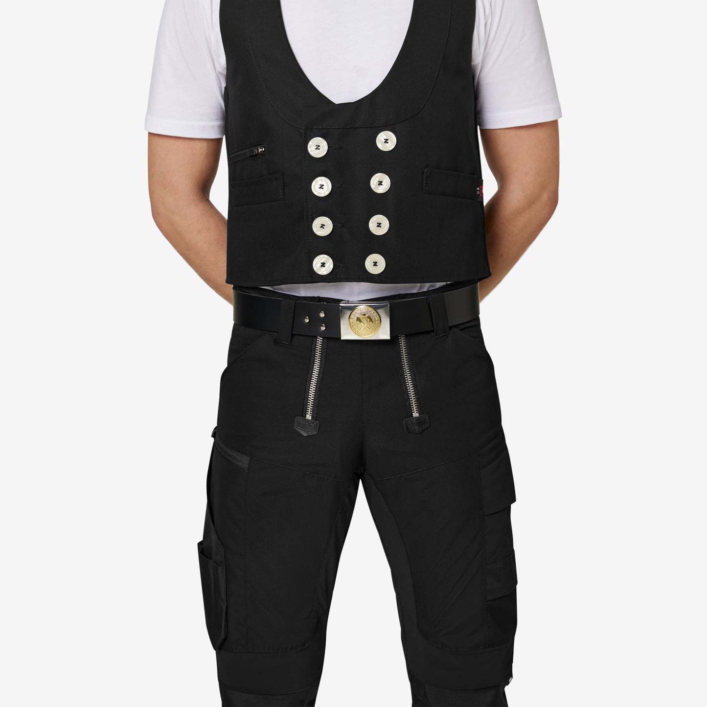 FHB Hannes Zunftweste aus Canvas Schwarz 12216