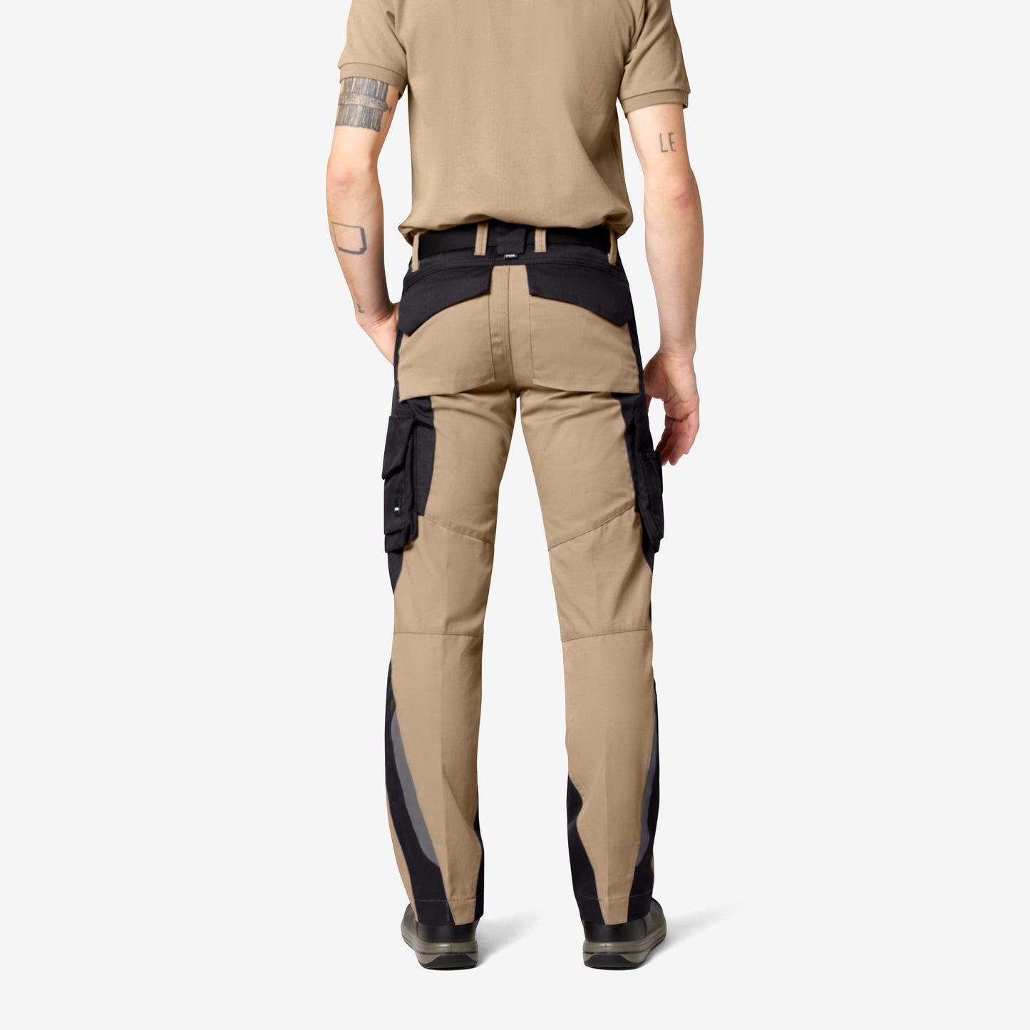 FHB Florian Arbeitshose Bundhose Beige/Schwarz 125100