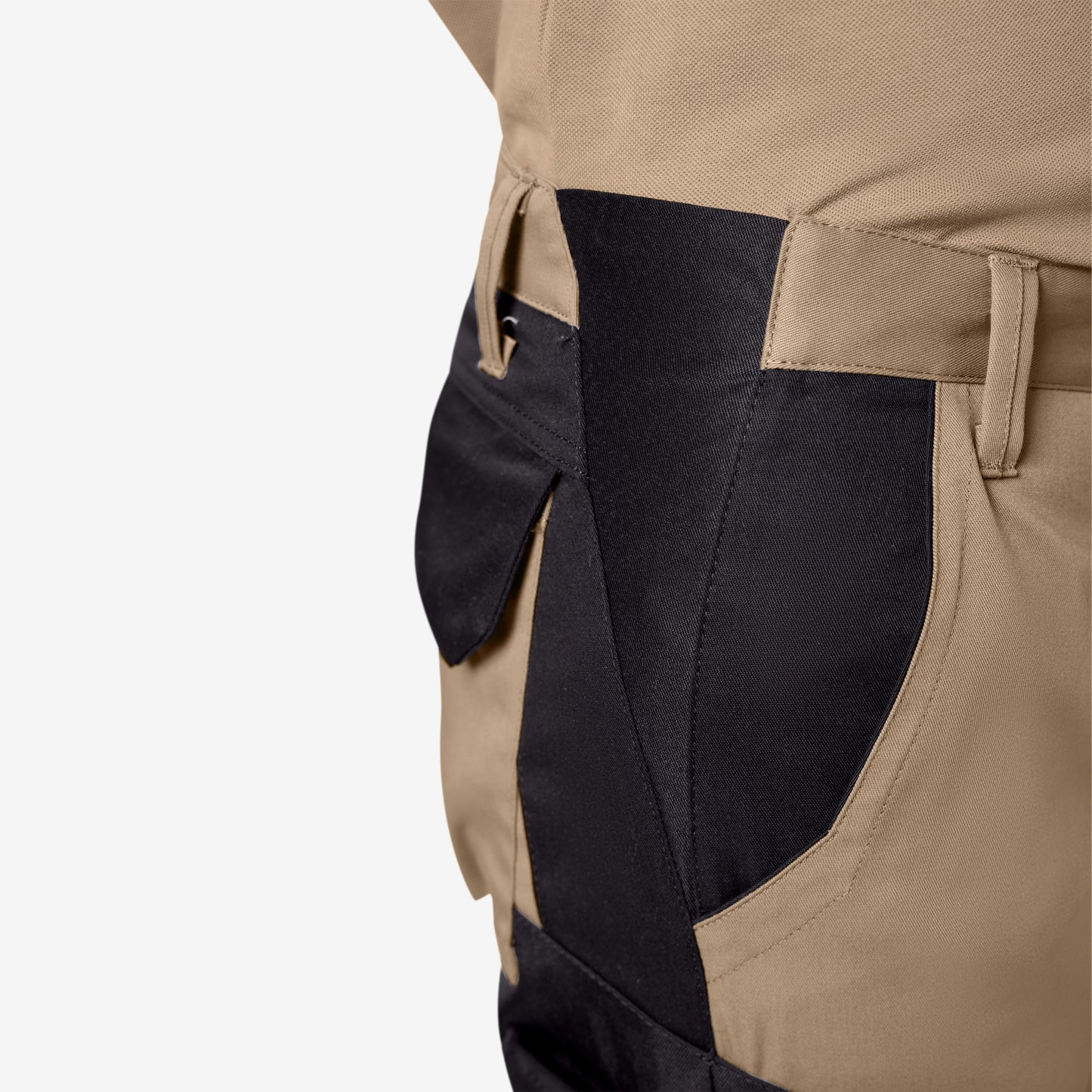 FHB Florian Arbeitshose Bundhose Beige/Schwarz 125100