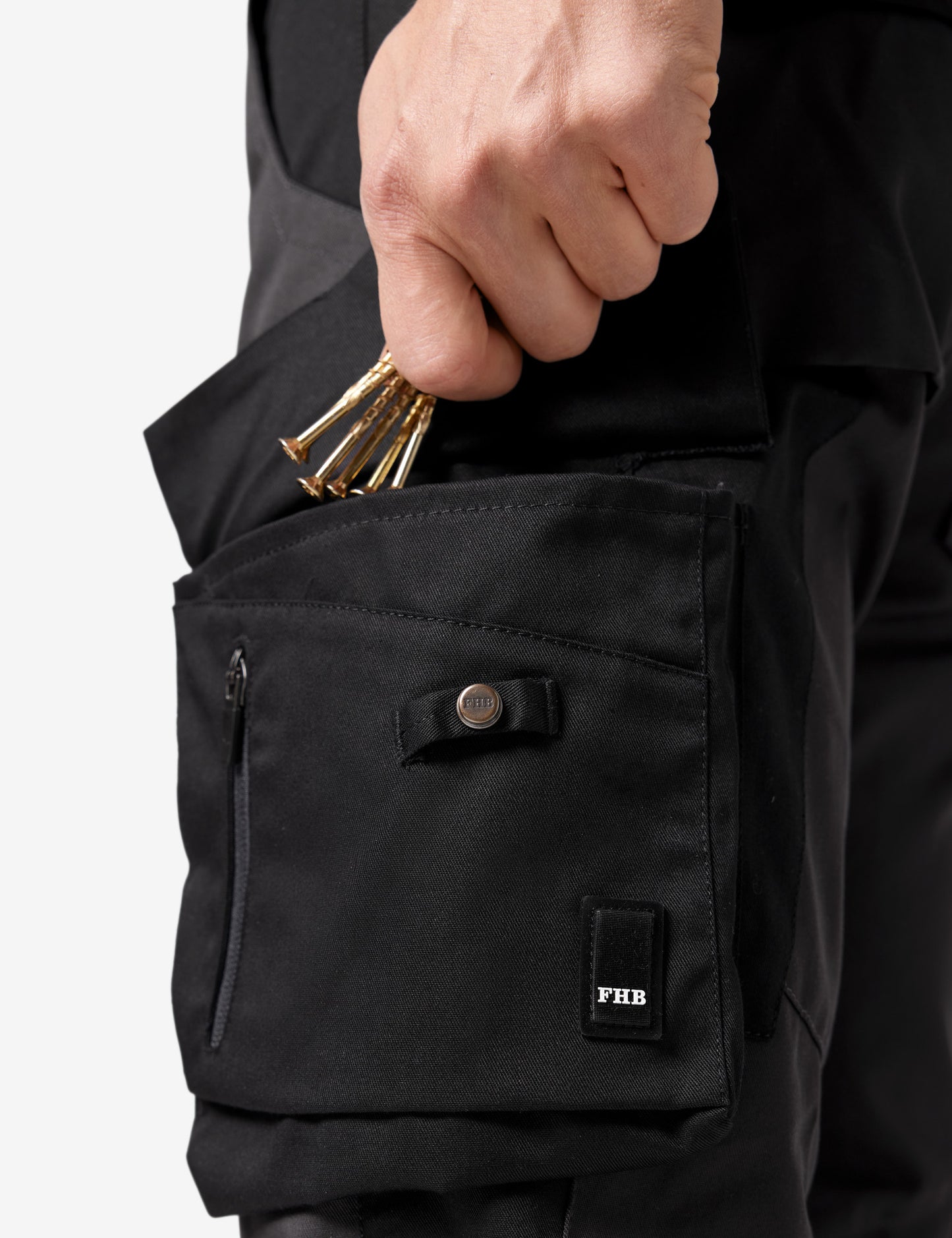 FHB Florian Arbeitshose Bundhose Anthrazit/Schwarz 125100