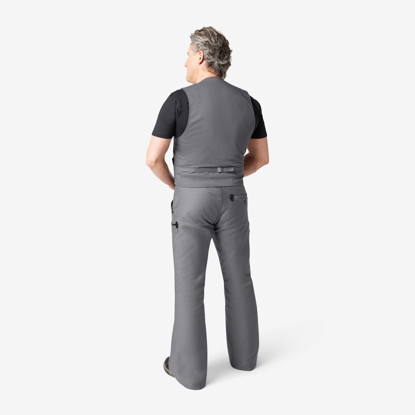 FHB Ingo Zunfthose Zwirn-Doppel-Pilot Grau 70004 + gratis FHB Hammerschlaufe Kilian