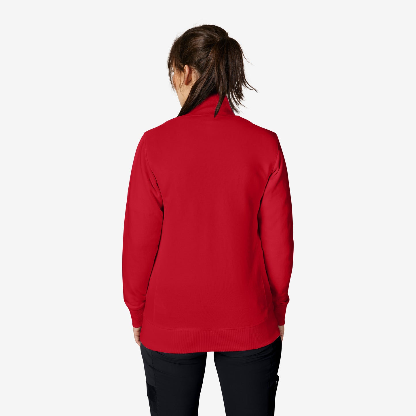 FHB Zip-Sweatshirt Troyer Kalle unisex Rot 821150