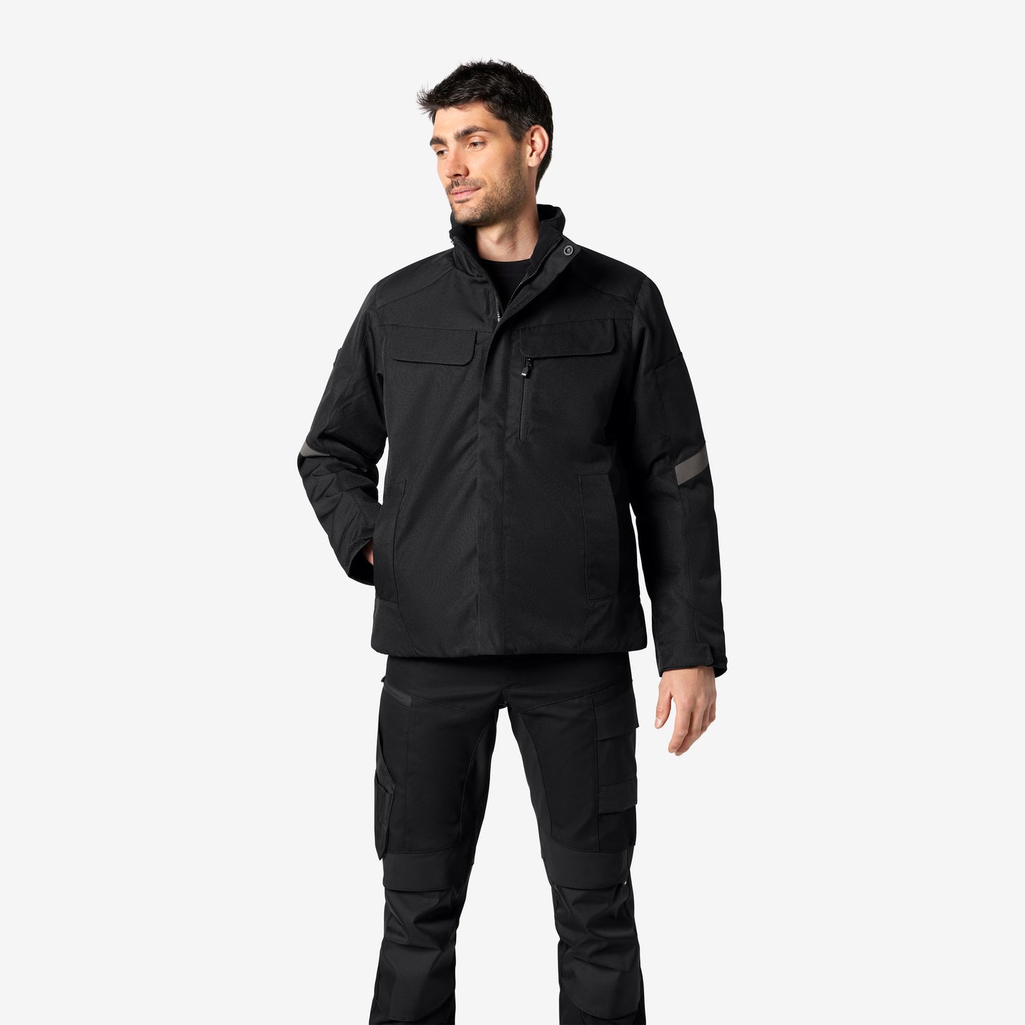 FHB Lars Arbeitsjacke Winter Schwarz 19035