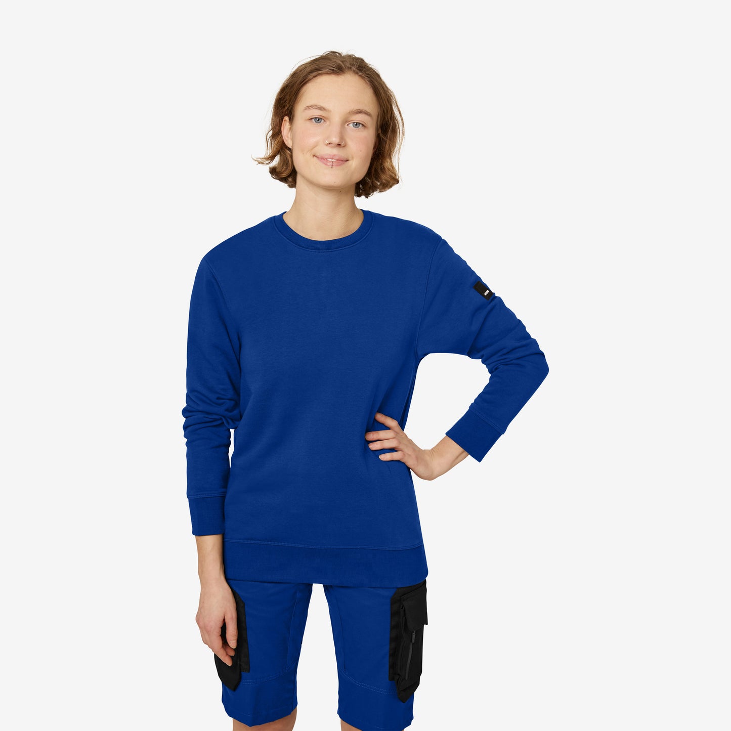 FHB Piet Sweatshirt unisex Royalblau 821140