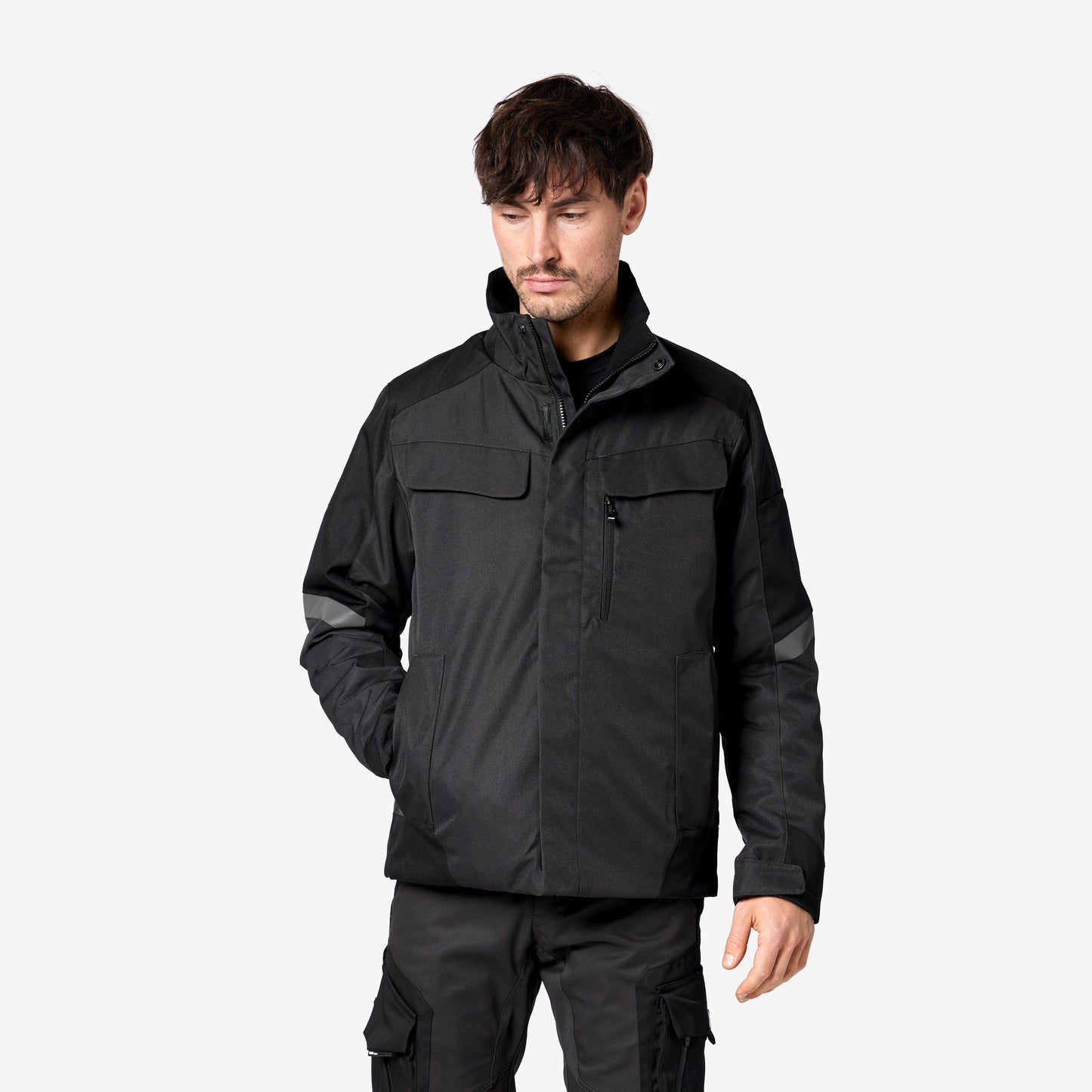 FHB Lars Arbeitsjacke Winter Anthrazit/Schwarz 19035