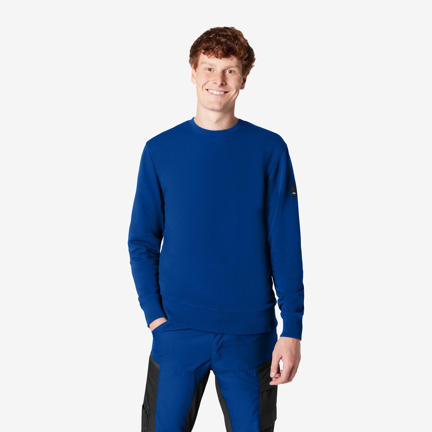 FHB Piet Sweatshirt unisex Royalblau 821140