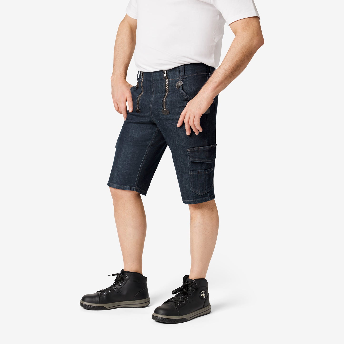 FHB Volkmar Zunft-Bermuda Shorts Stretch-Jeans 22635