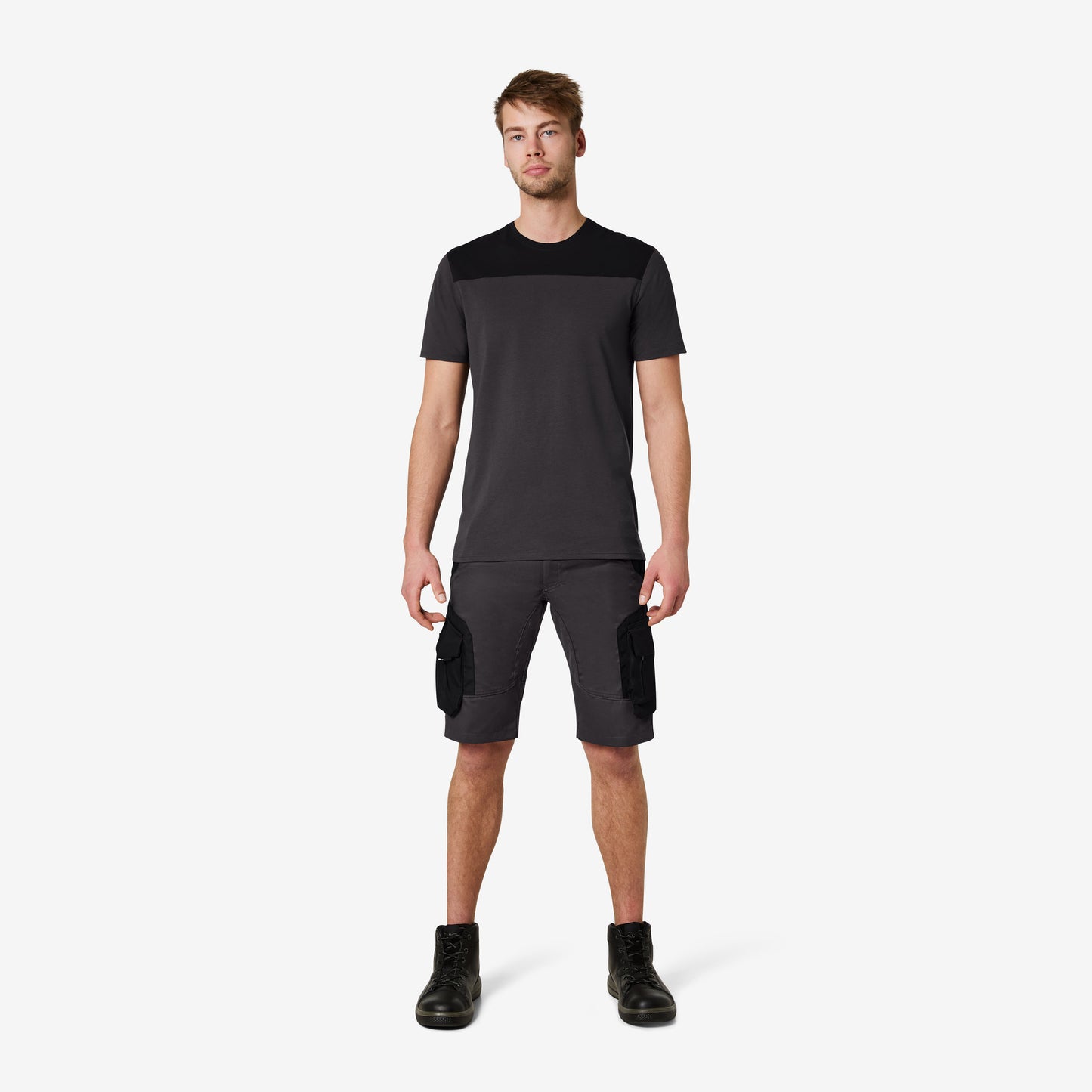 FHB Knut T-Shirt Anthrazit/Schwarz 822200