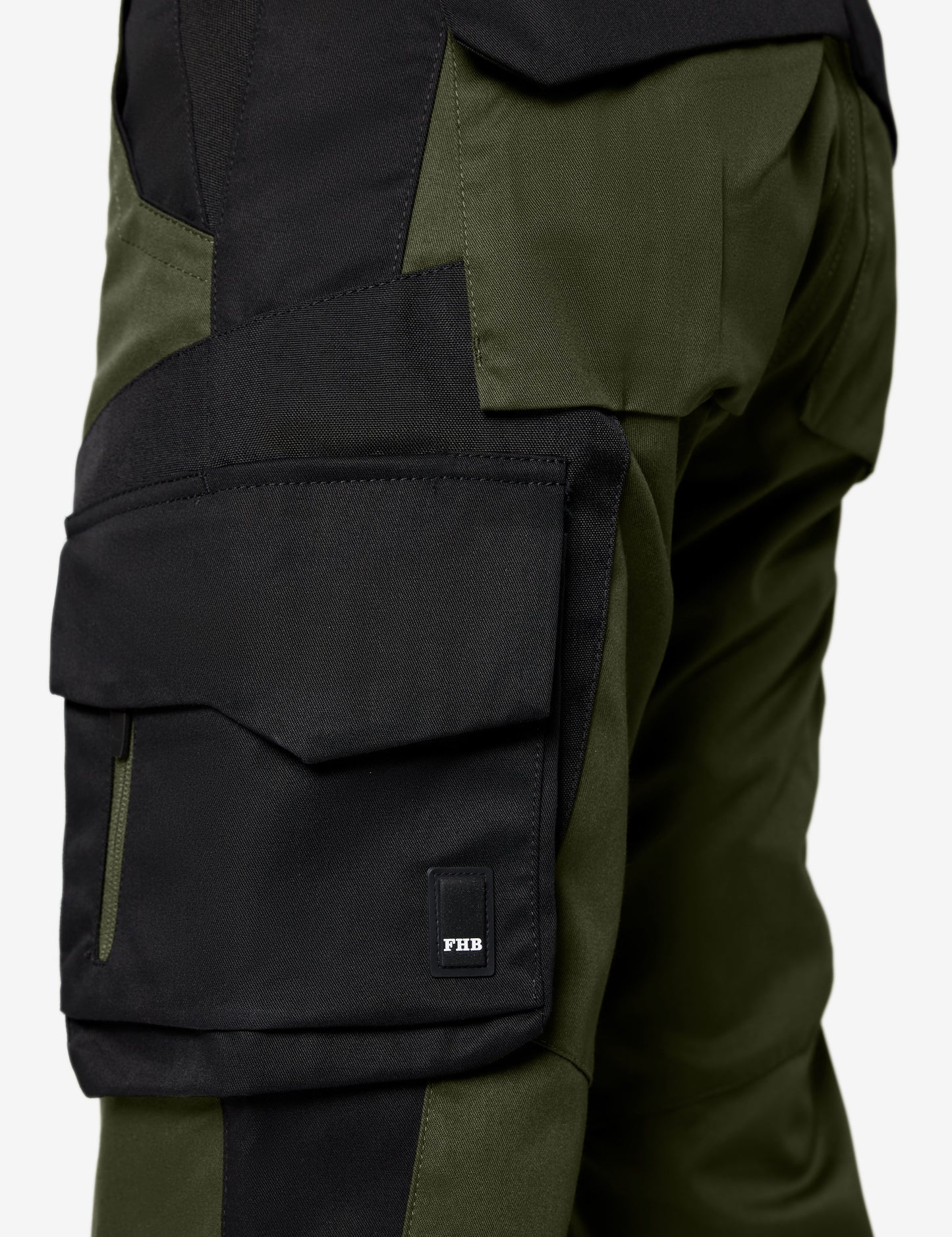 FHB Florian Arbeitshose Bundhose Oliv/Schwarz 125100