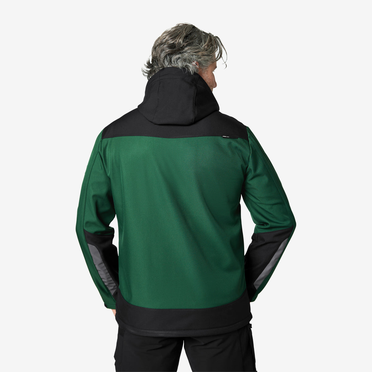 FHB Softshelljacke Jannik Allwetterjacke Grün/Schwarz 79105