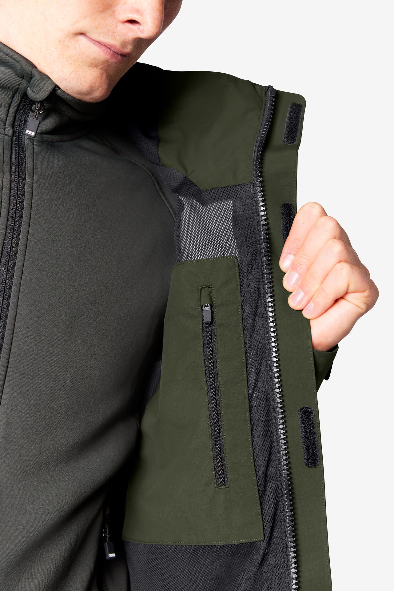 FHB Luca Regenjacke Hardshelljacke Oliv/Schwarz 78136