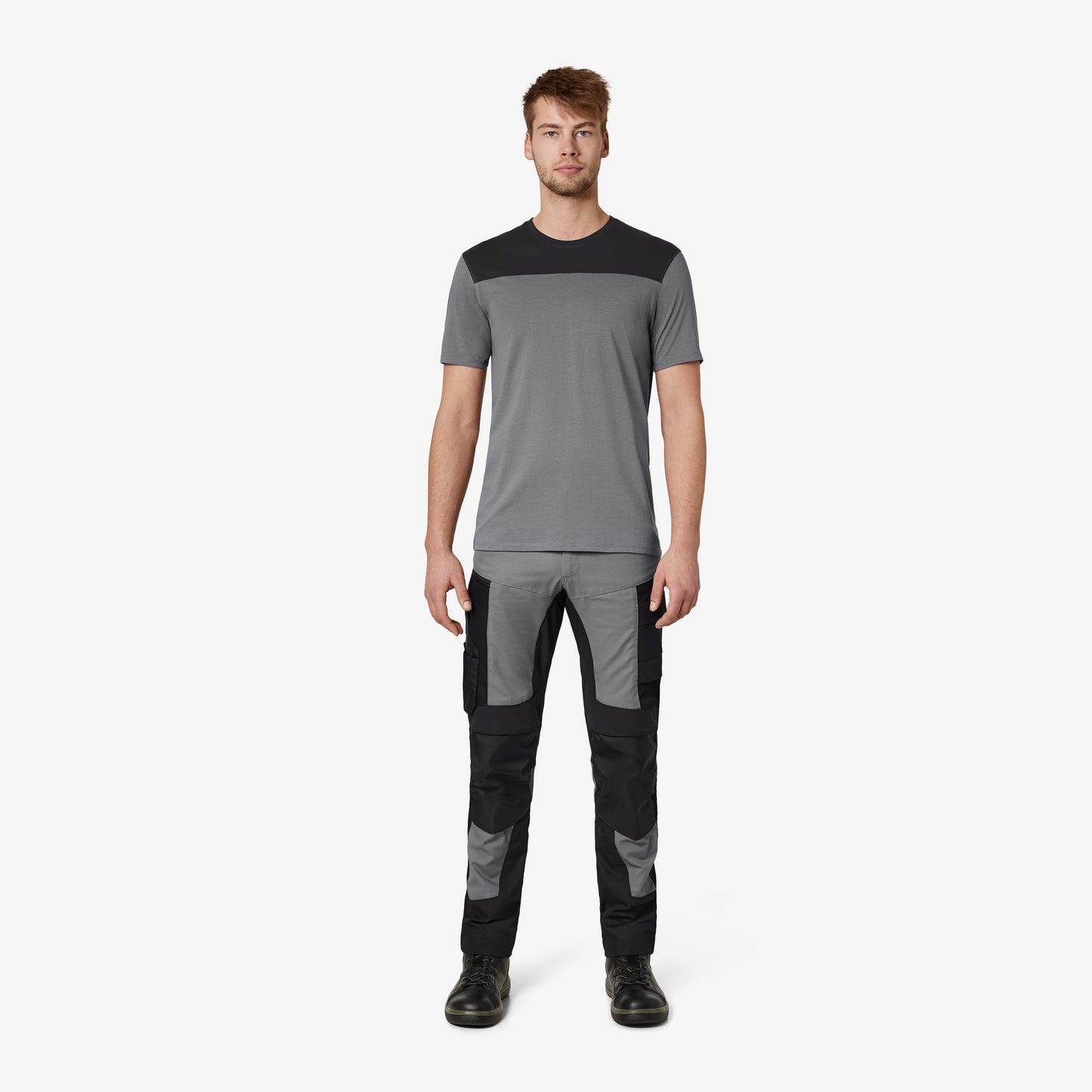 FHB Knut T-Shirt Grau/Schwarz 822200