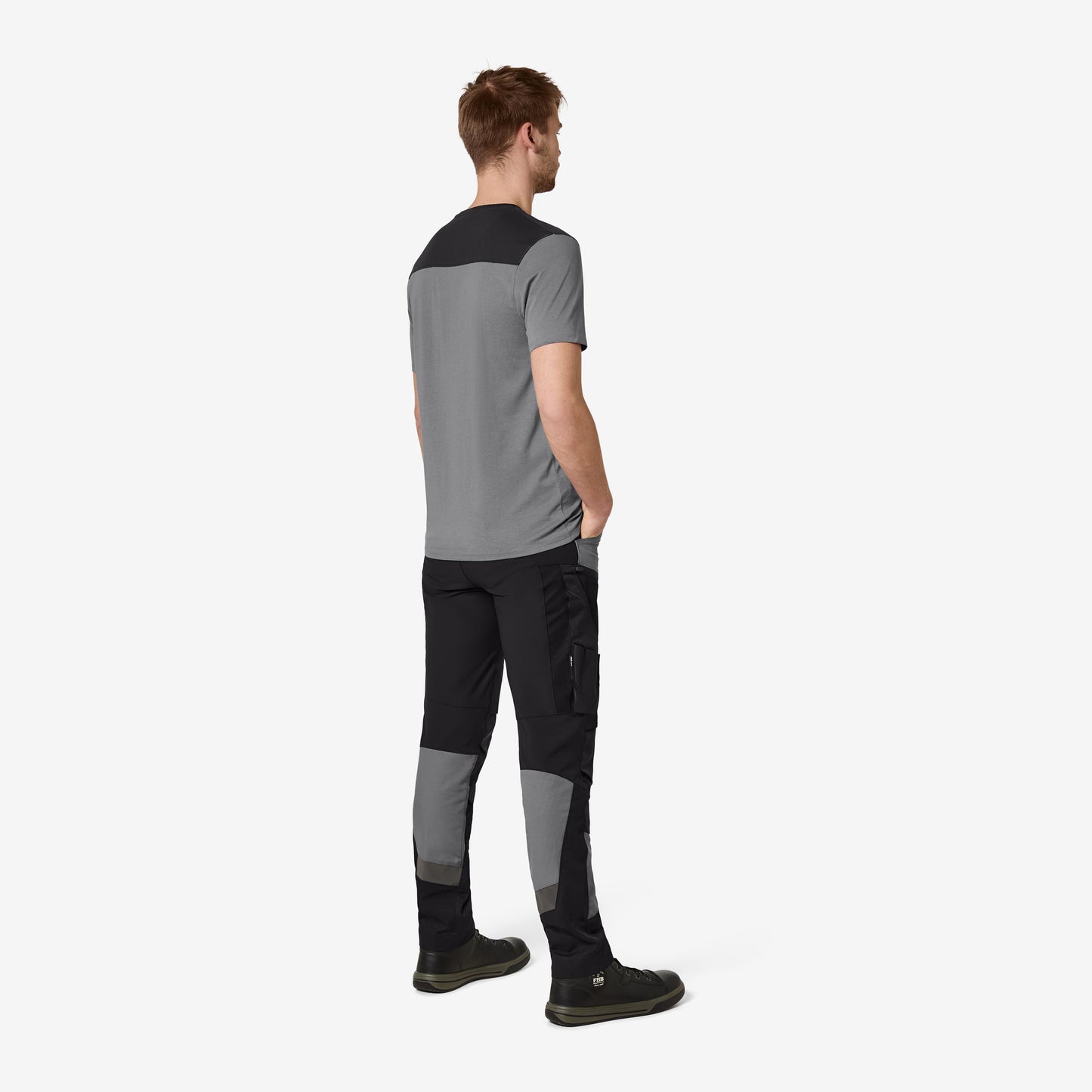 FHB Knut T-Shirt Grau/Schwarz 822200