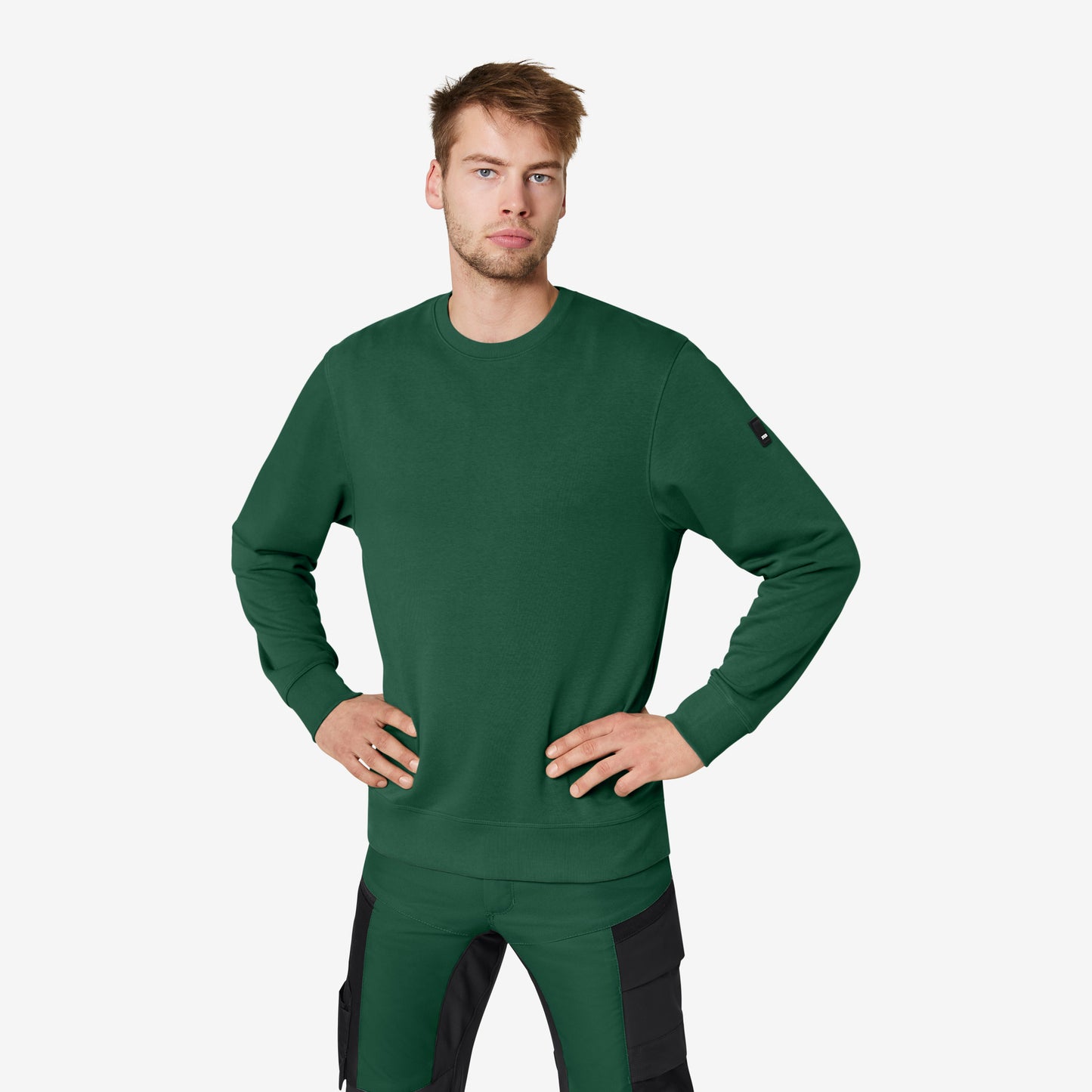 FHB Piet Sweatshirt unisex Grün 821140