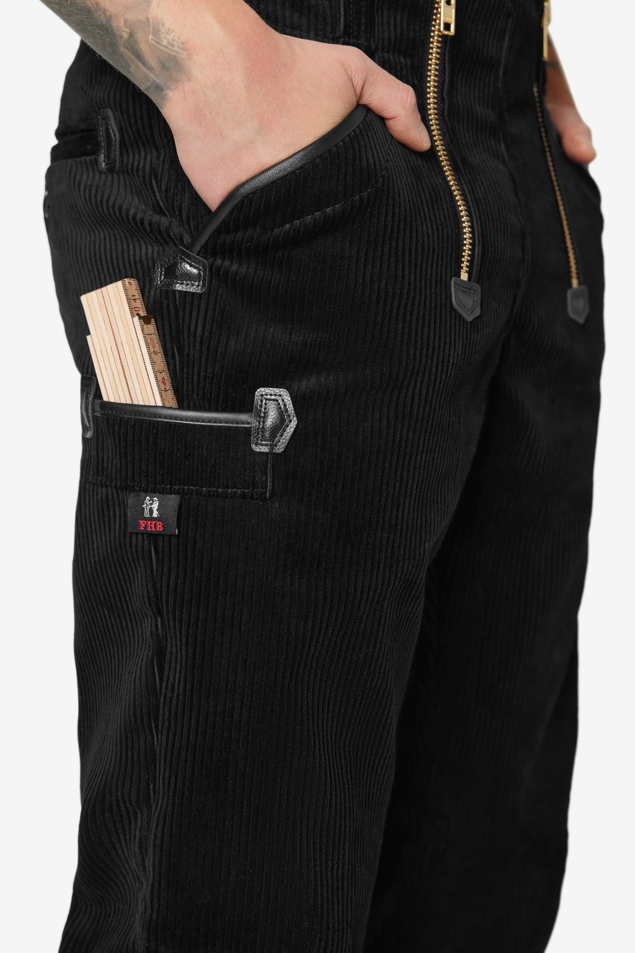 FHB Peter Zunfthose Trenkercord Dreidraht 60008 + gratis FHB T-Shirt