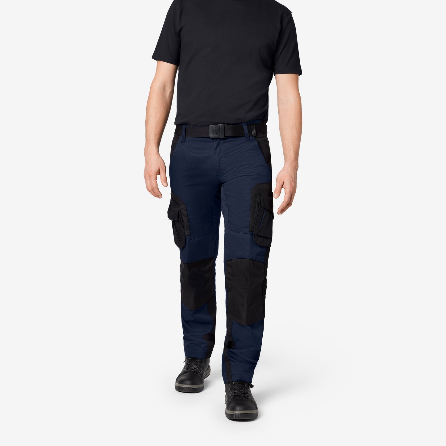 FHB Florian Arbeitshose Bundhose Marine/Schwarz 125100