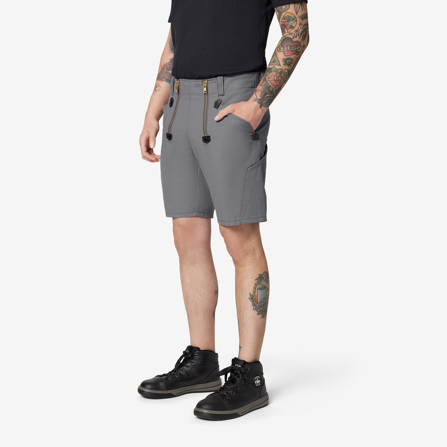 FHB Wim Zunftshorts Rips-Moleskin 10033 + gratis FHB Malte Messertasche Spezial