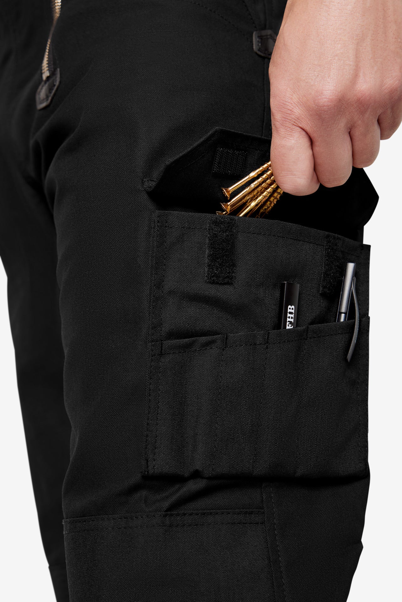 FHB Nils Zunfthose Canvas und Cordura Schwarz 11086