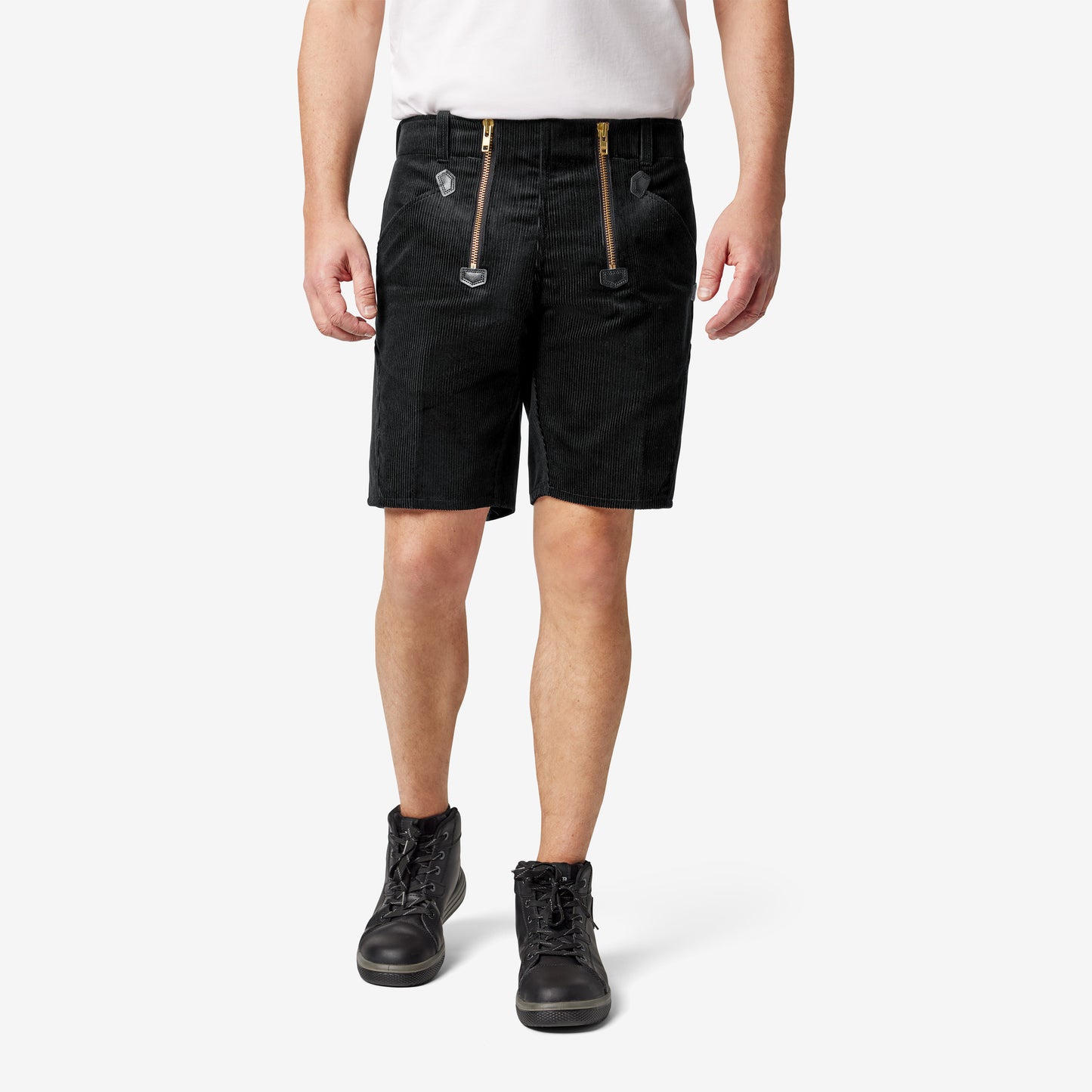 FHB Hans Zunftshorts Genuacord Schwarz 20033 + gratis FHB Zollstock Xaver