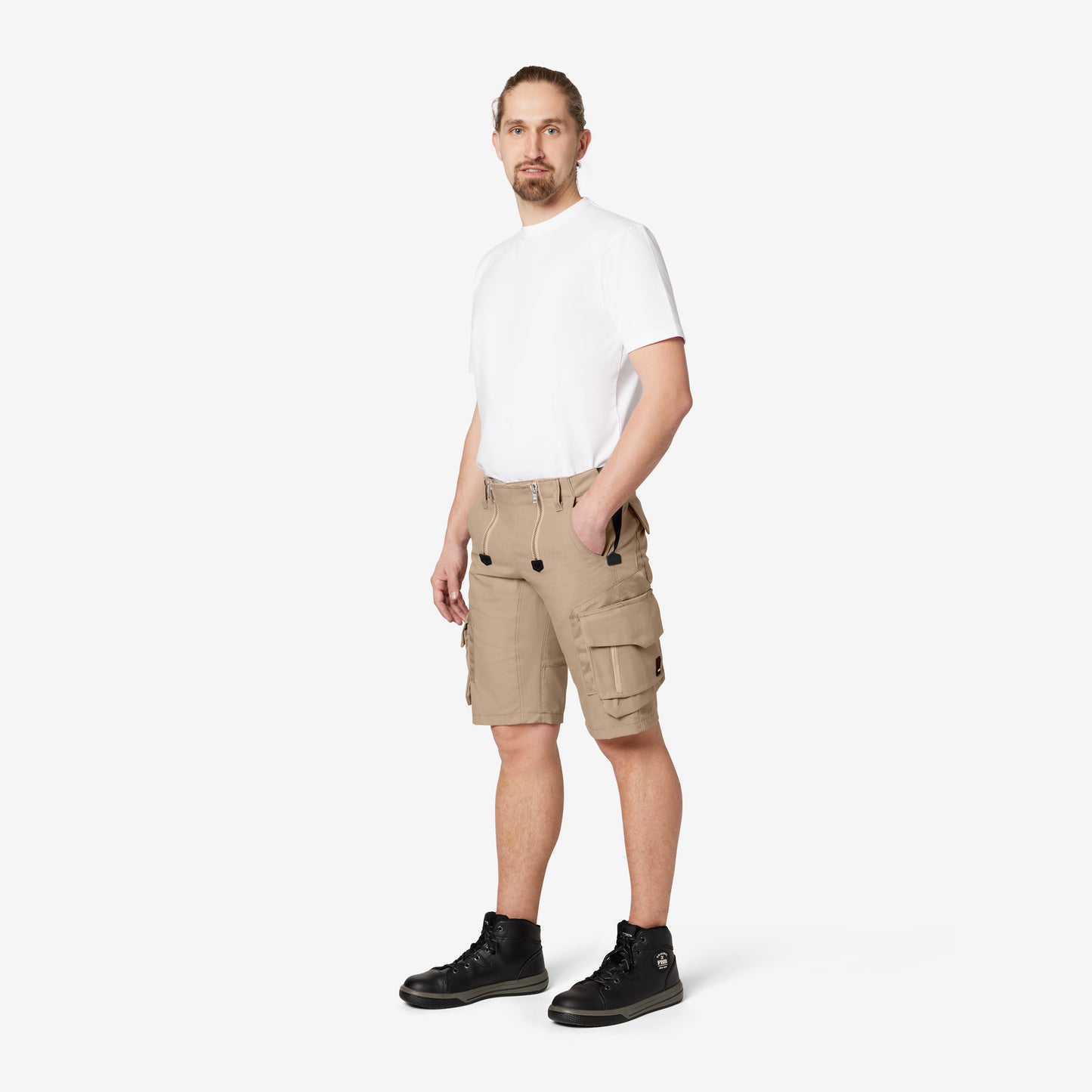 FHB Sascha Zunft-Bermuda Shorts Canvas 11012 + gratis FHB Tristan Messertasche