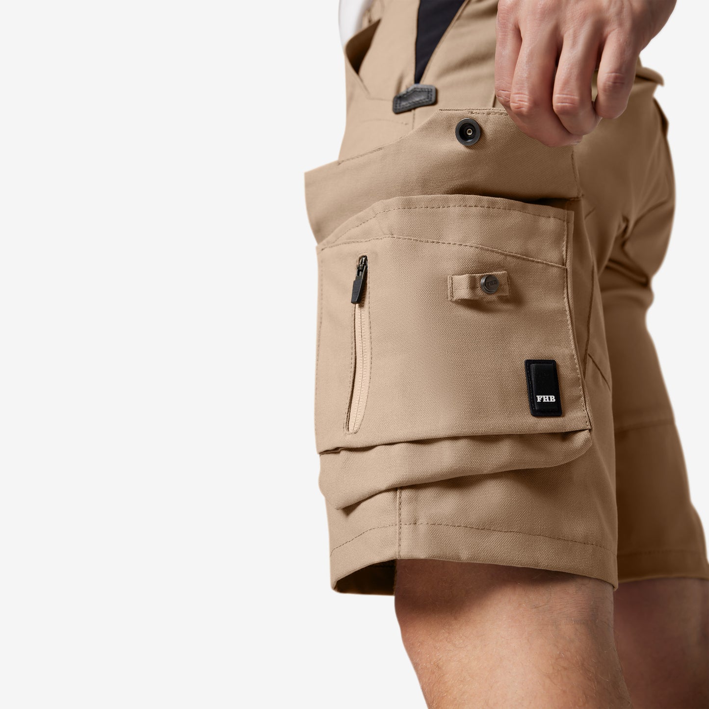 FHB Sascha Zunft-Bermuda Shorts Canvas 11012 + gratis FHB Tristan Messertasche
