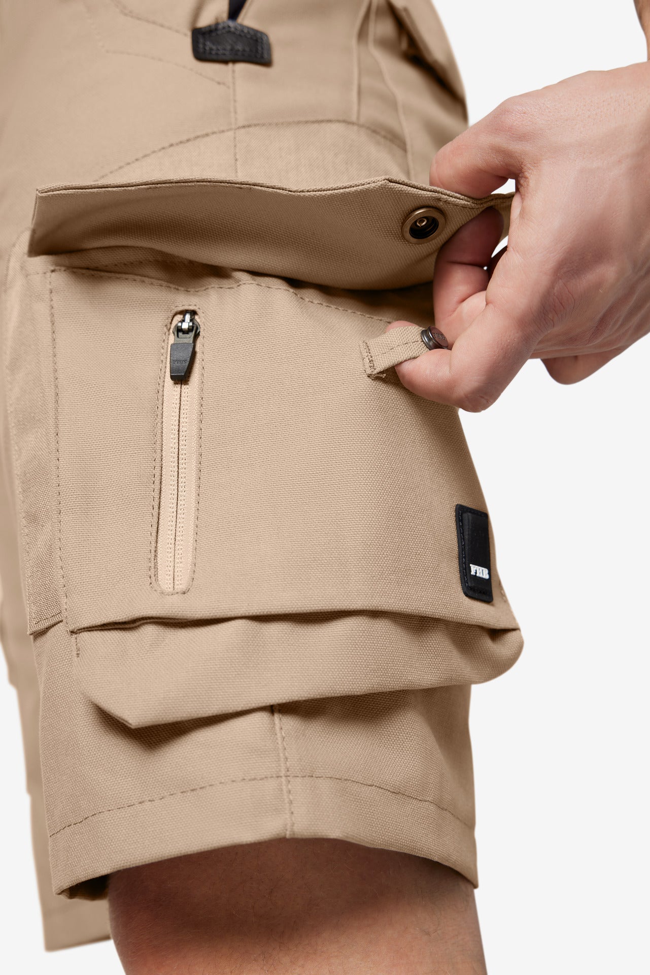 FHB Sascha Zunft-Bermuda Shorts Canvas 11012 + gratis FHB Tristan Messertasche