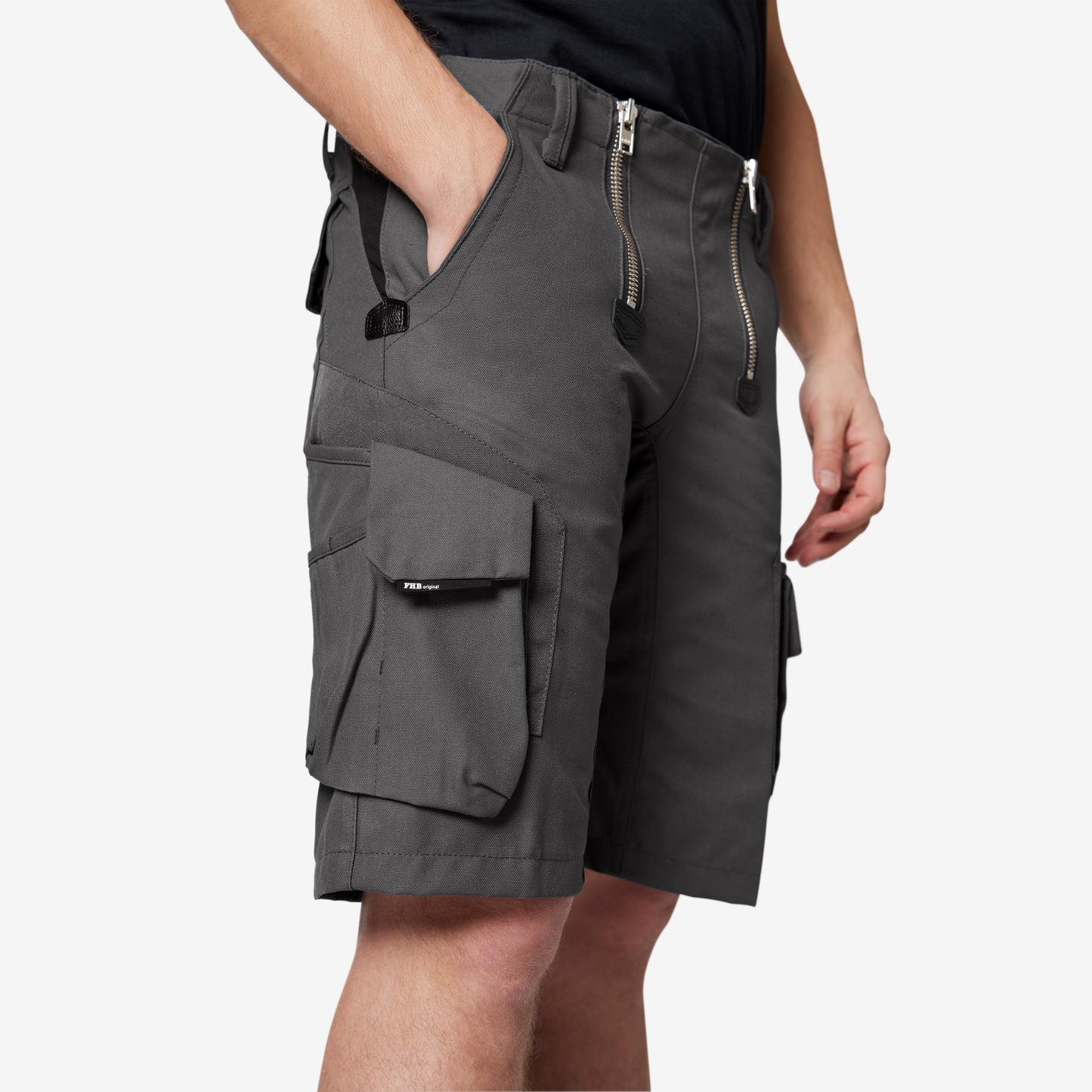 FHB Sascha Zunft-Bermuda Shorts Canvas 11012 + gratis FHB Tristan Messertasche