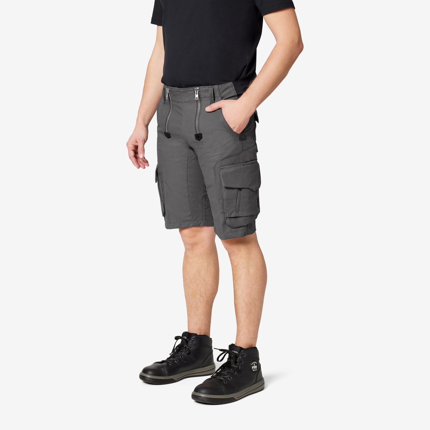 FHB Sascha Zunft-Bermuda Shorts Canvas 11012 + gratis FHB Tristan Messertasche