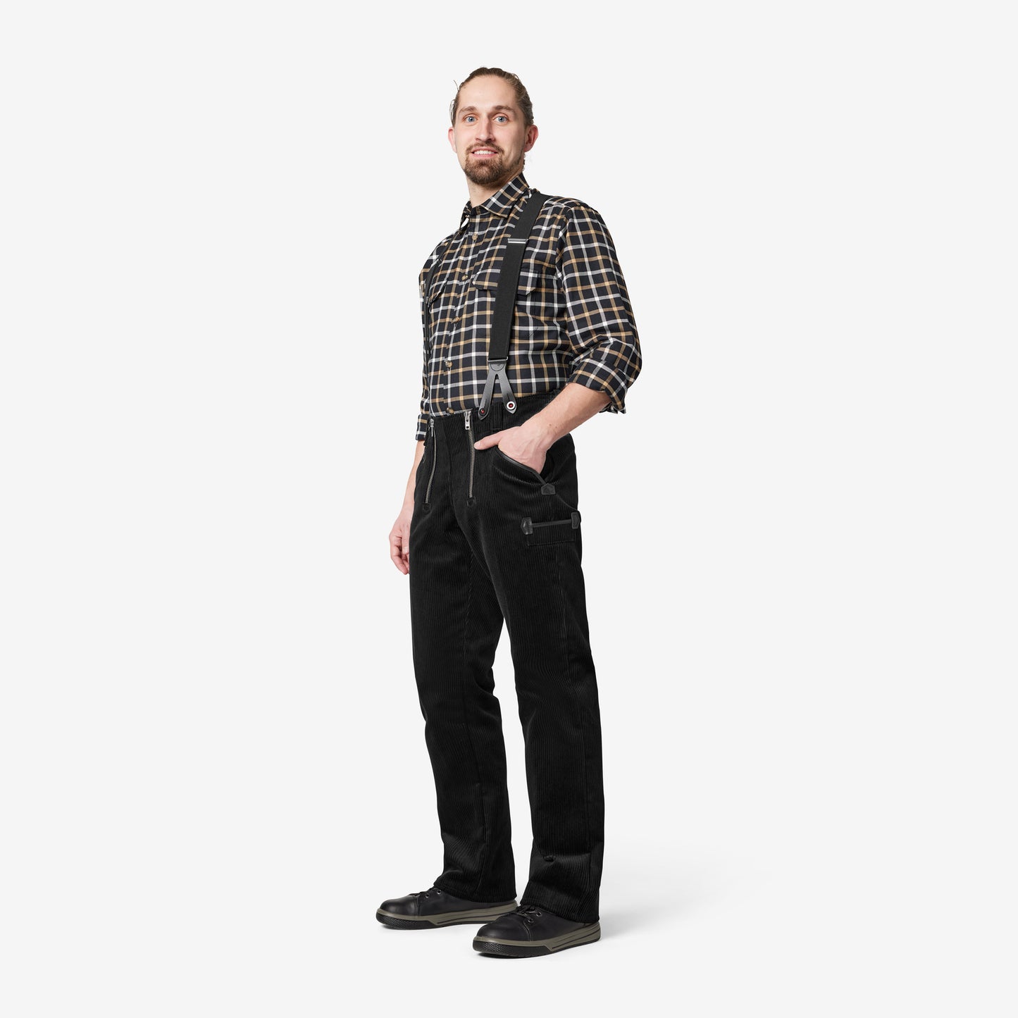 FHB Karl-Heinz Zunfthose Trenkercord Schwarz 50028
