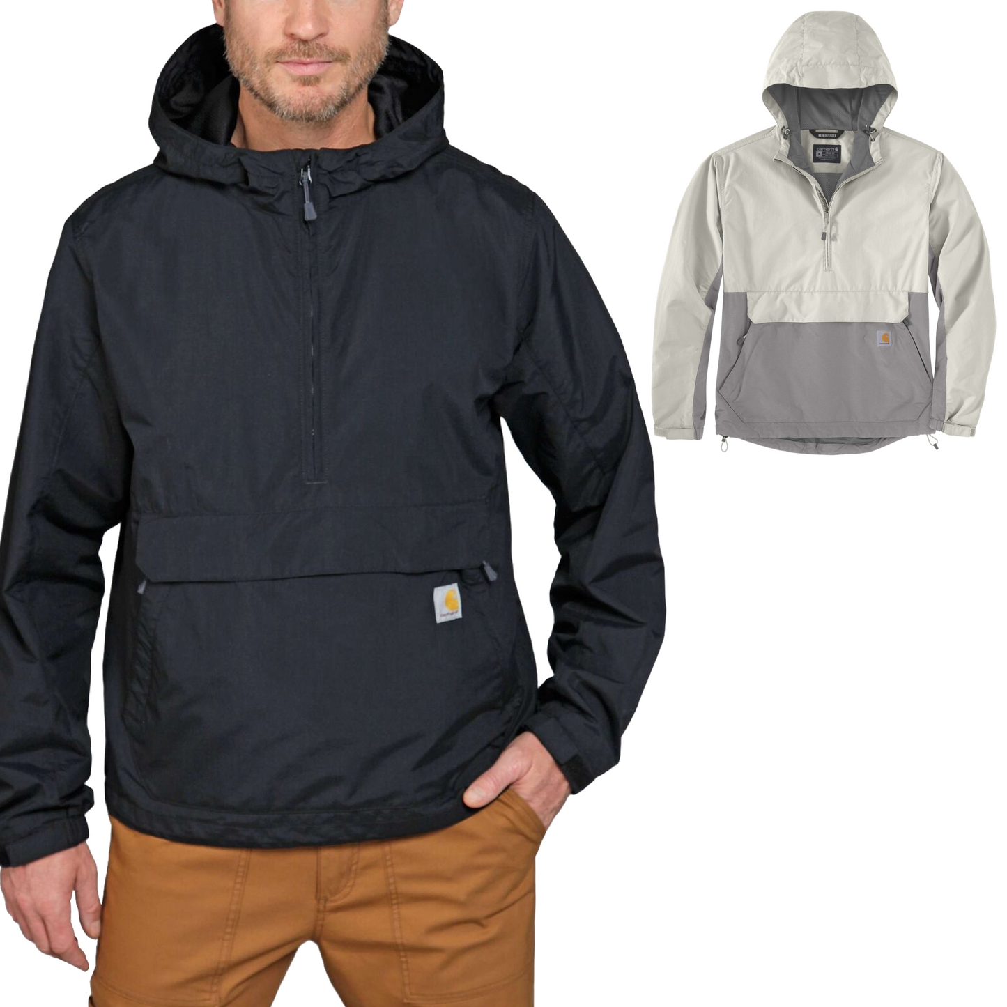Carhartt Lightweight Packable Anorak Schlupfjacke Regenjacke 105749