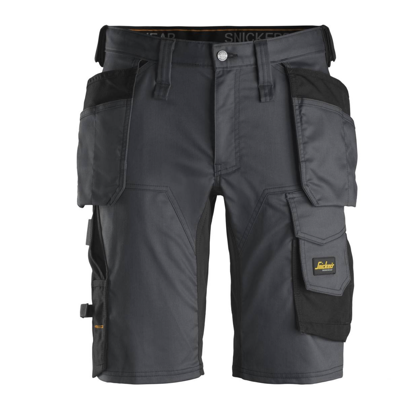 Snickers AllroundWork Stretch Shorts mit Holstertaschen Stahlgrau 6141