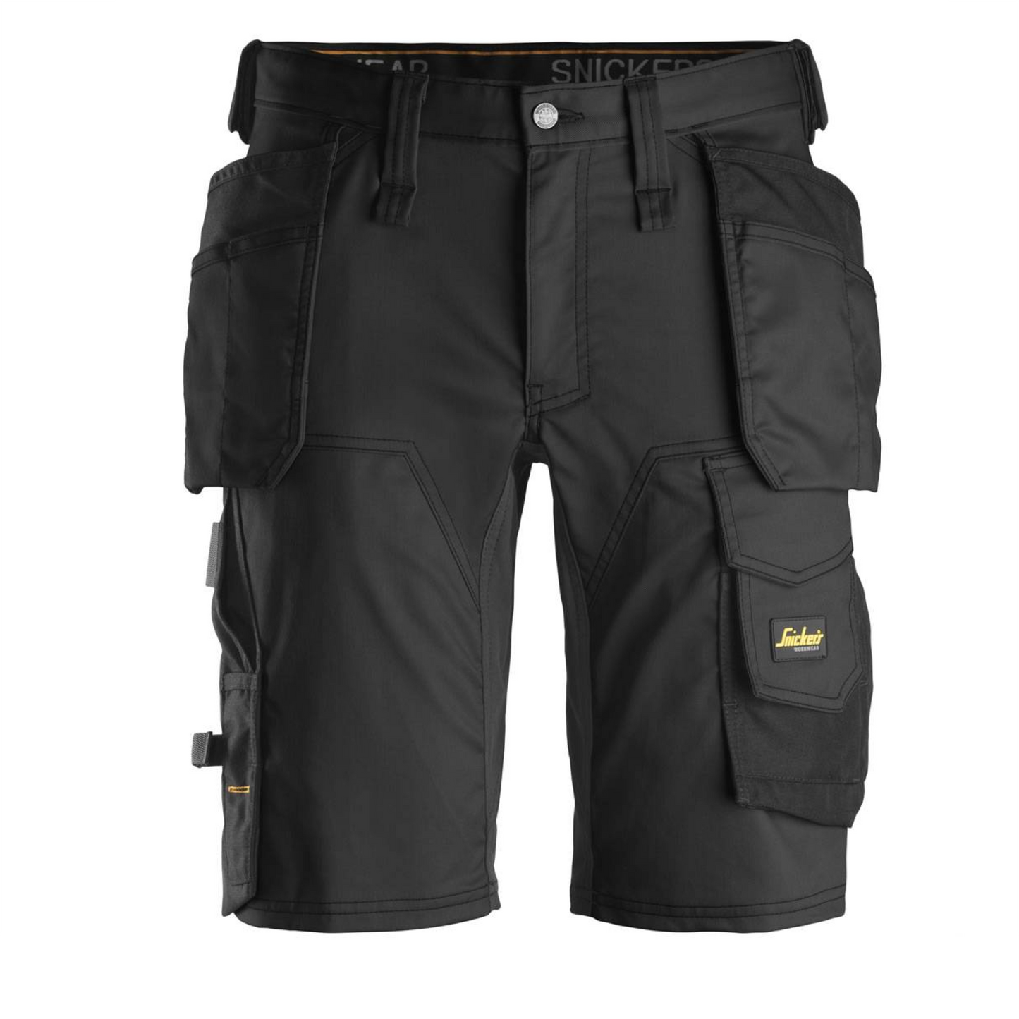 Snickers AllroundWork Stretch Shorts mit Holstertaschen Schwarz 6141