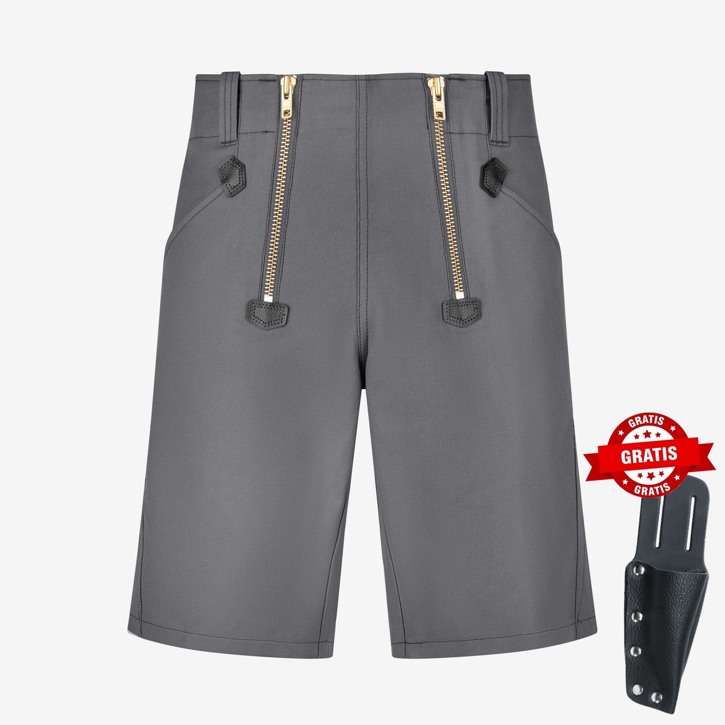 FHB Wim Zunftshorts Rips-Moleskin 10033 + gratis FHB Malte Messertasche Spezial