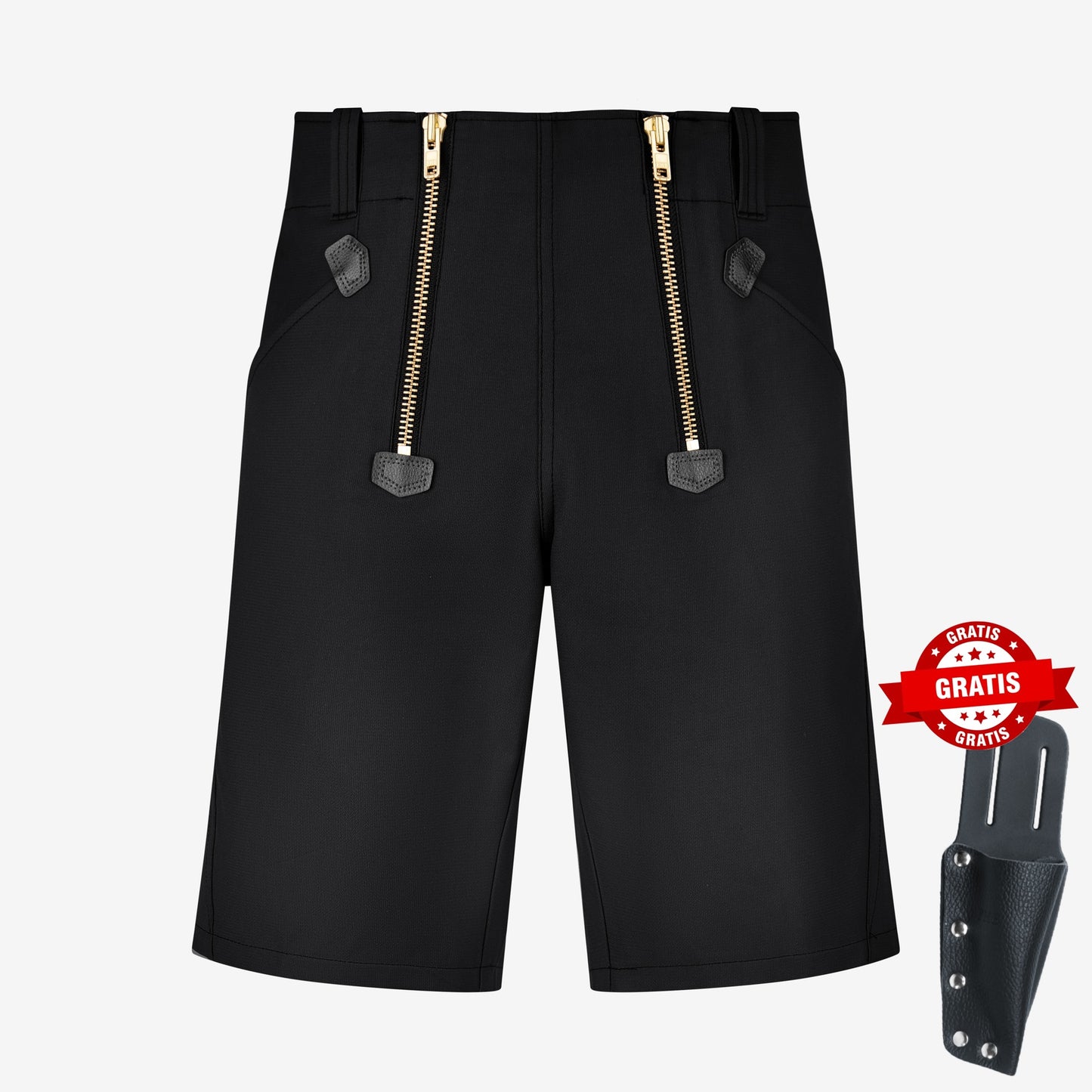 FHB Wim Zunftshorts Rips-Moleskin 10033 + gratis FHB Malte Messertasche Spezial