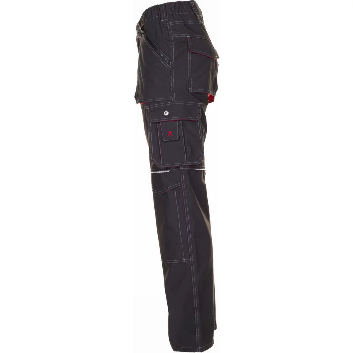 Planam Basalt Bundhose Arbeitshose anthrazit/rot 2820