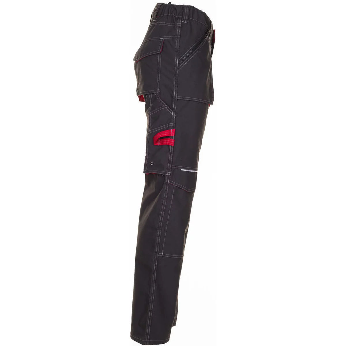 Planam Basalt Bundhose Arbeitshose anthrazit/rot 2820