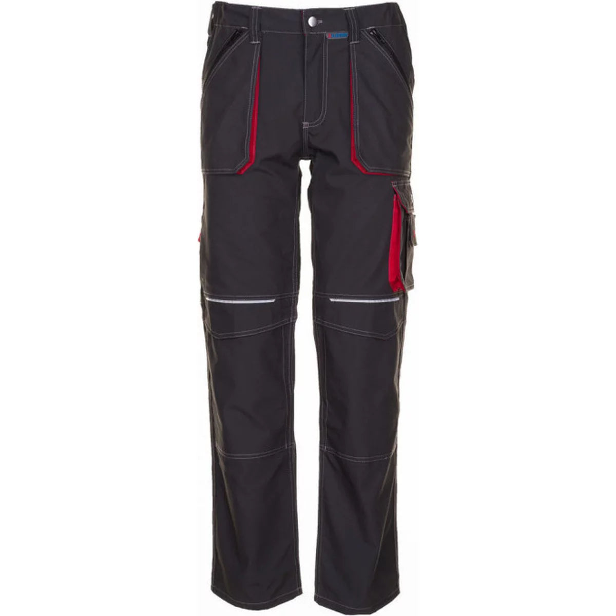 Planam Basalt Bundhose Arbeitshose anthrazit/rot 2820
