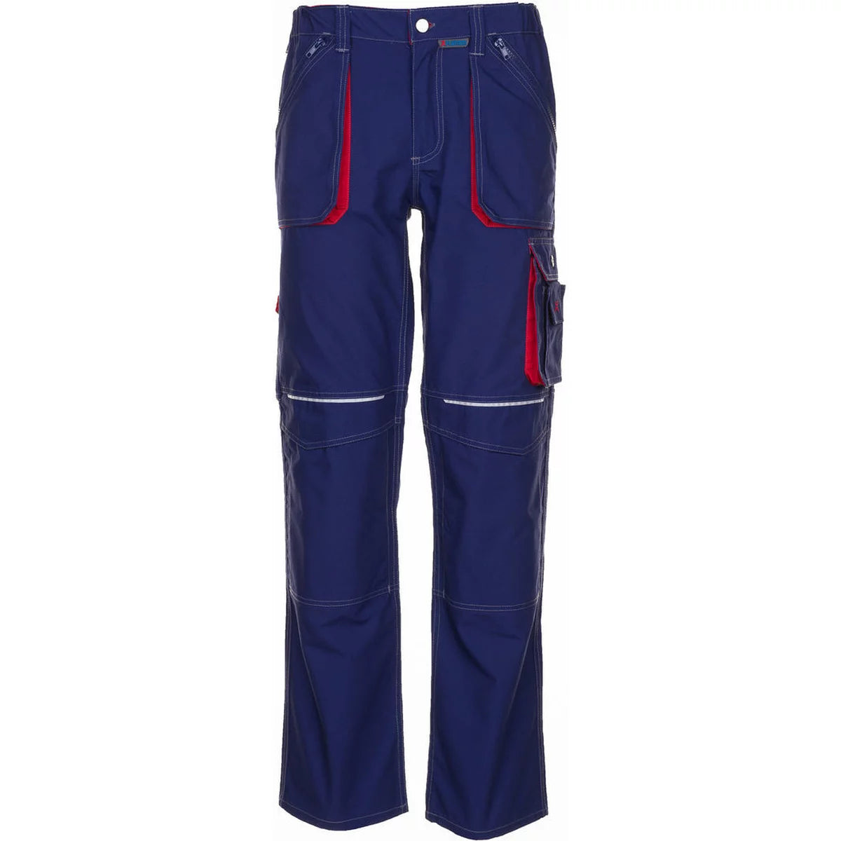 Planam Basalt Bundhose Arbeitshose marine/rot 2822