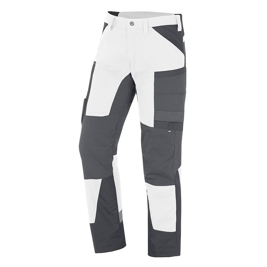 FHB Mio Arbeitshose Bundhose Stretch Weiß/Anthrazit 123120