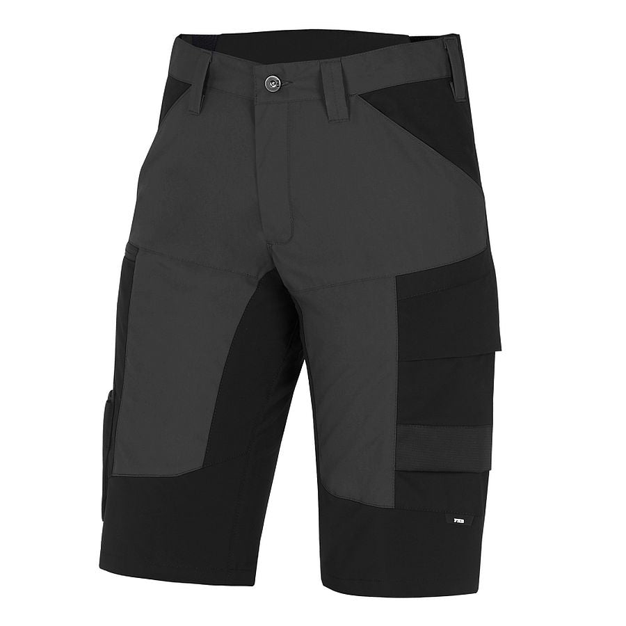 FHB Kim Stretch Bermuda Arbeitshorts Anthrazit/Schwarz 125200