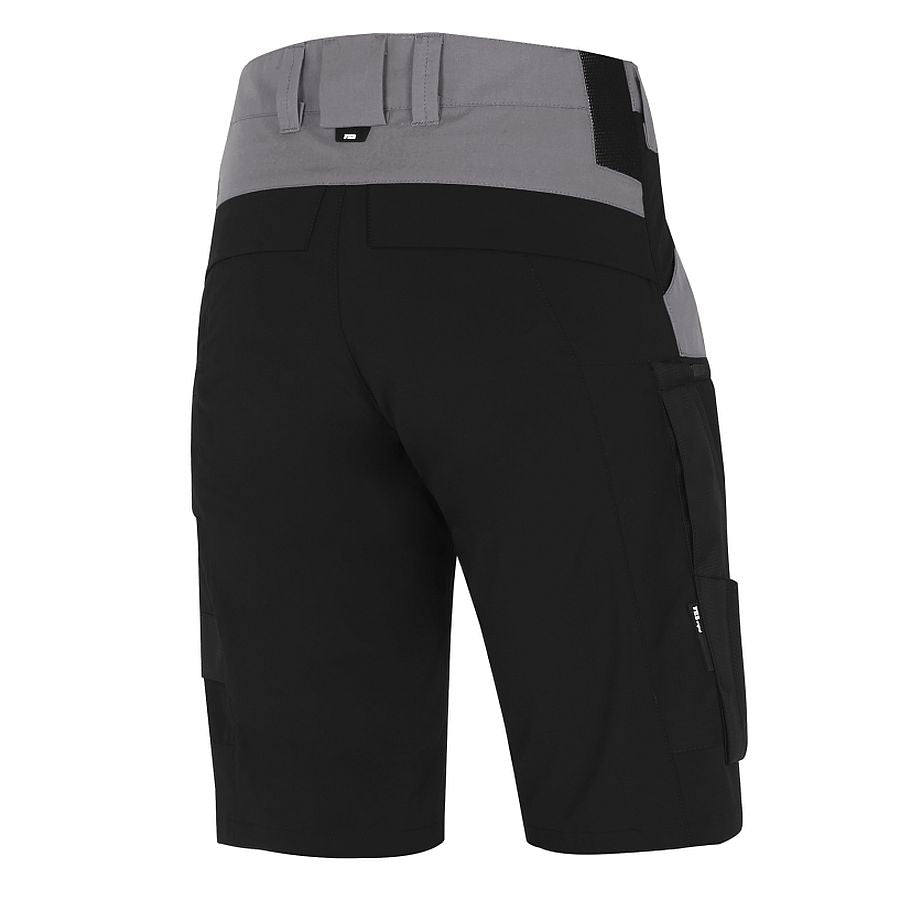FHB Kim Stretch Bermuda Arbeitshorts Grau/Schwarz 125200
