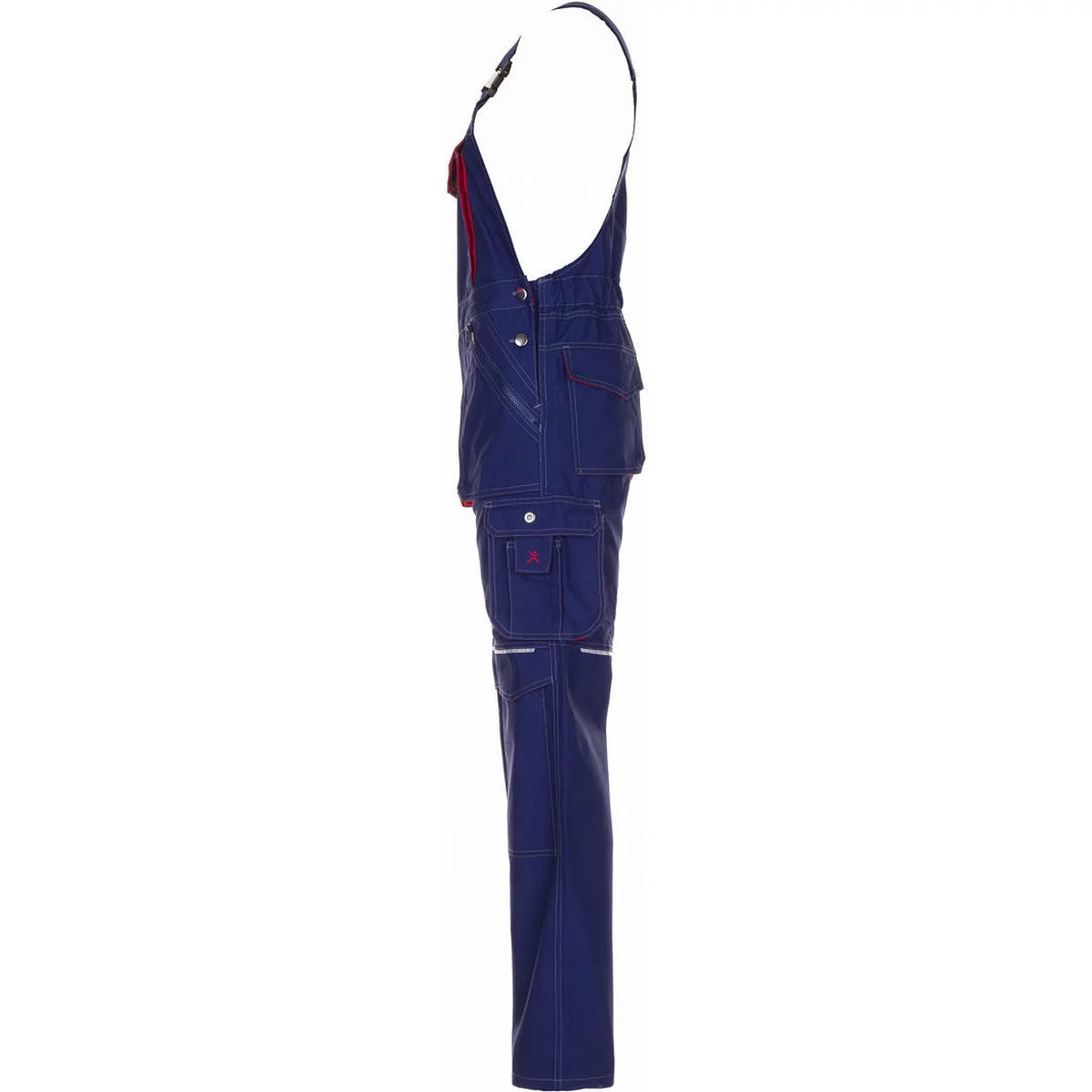 Planam Basalt Latzhose Arbeitshose marine/rot 2832