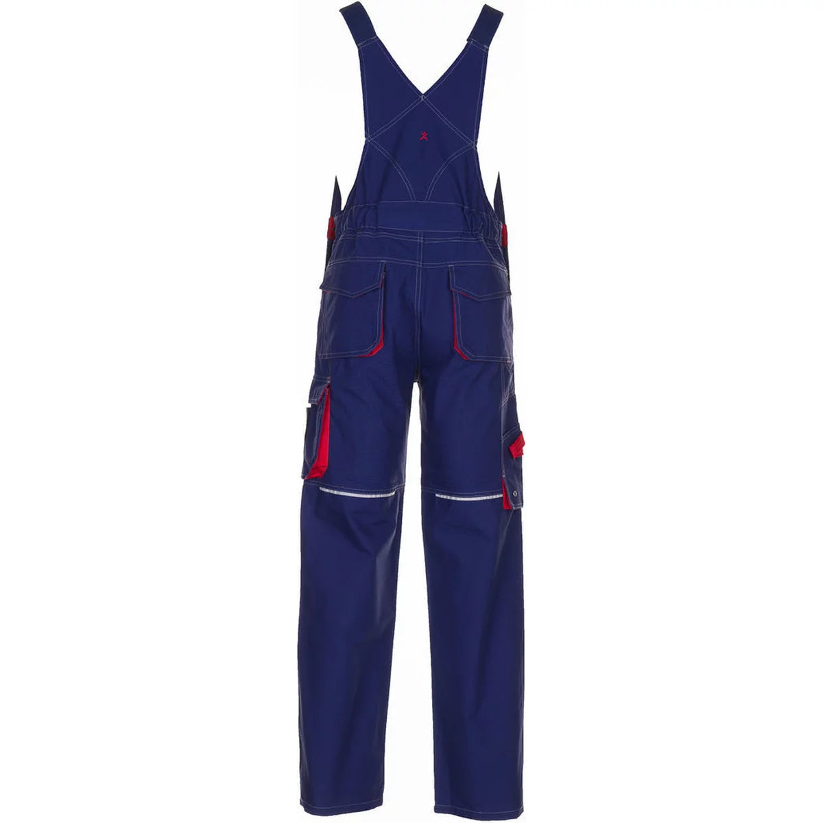 Planam Basalt Latzhose Arbeitshose marine/rot 2832