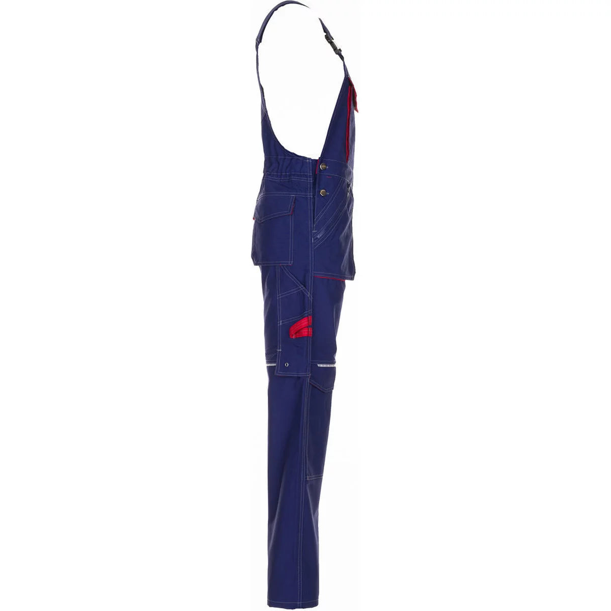 Planam Basalt Latzhose Arbeitshose marine/rot 2832