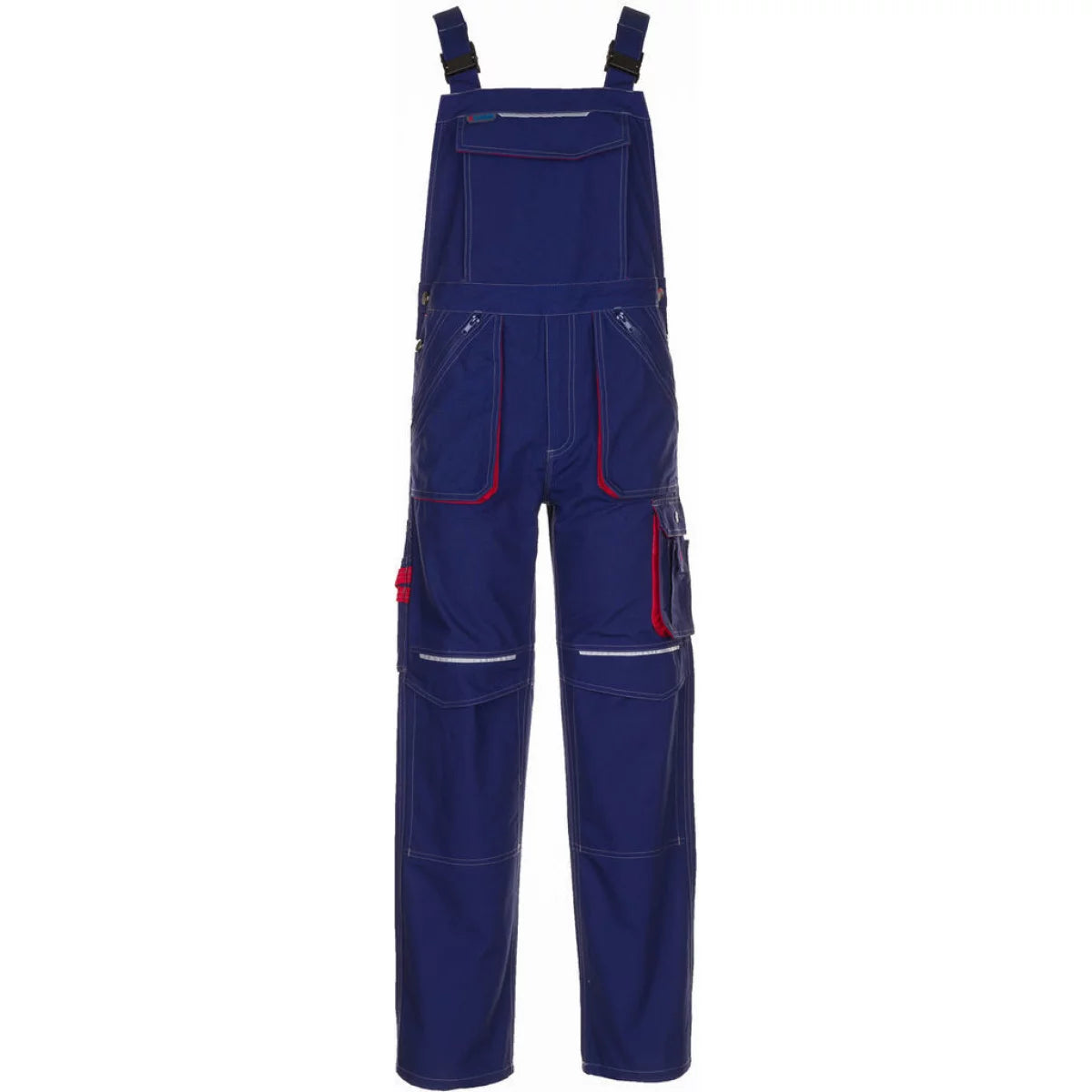 Planam Basalt Latzhose Arbeitshose marine/rot 2832