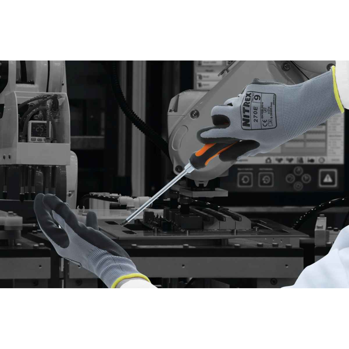 Nitrex 270E Montagehandschuhe Arbeitshandschuhe (10 Paar)