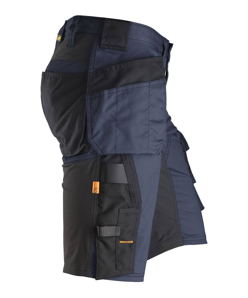 Snickers AllroundWork Stretch Shorts mit Holstertaschen Navy 6141